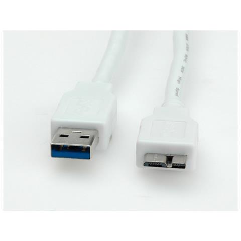 USB 3.0 Cable, USB Type A M - USB Type Micro B M 0.8 m - Foto 1